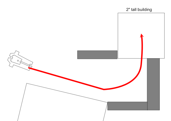 Crudely-drawn artwork of jumpack movement.