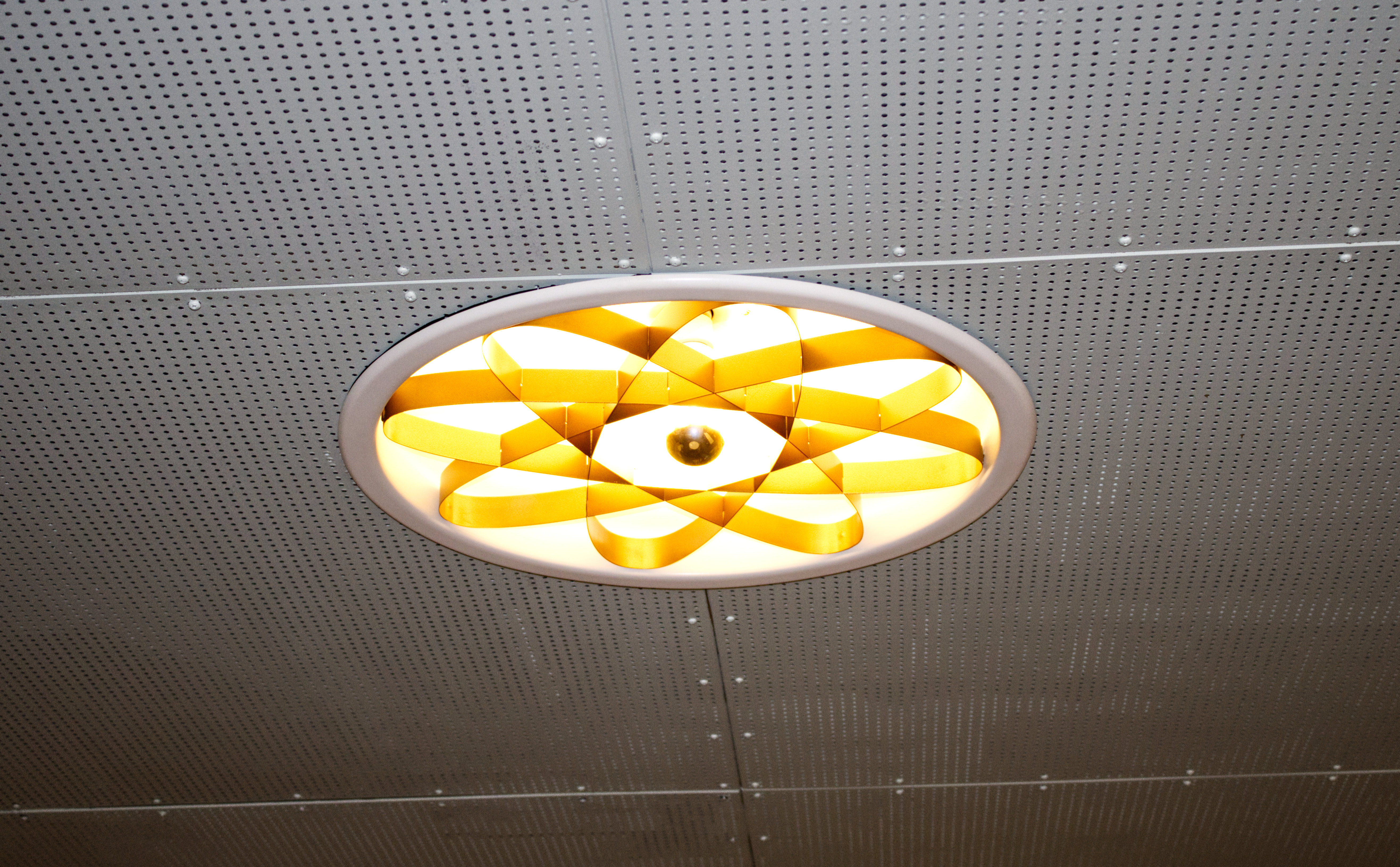 Dining Room lights showing the ‘atomic’ theme.