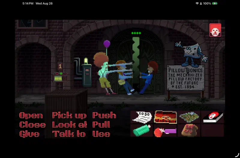 The Thimbleweed Park interface