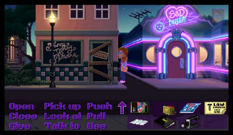 The Thimbleweed Park interface